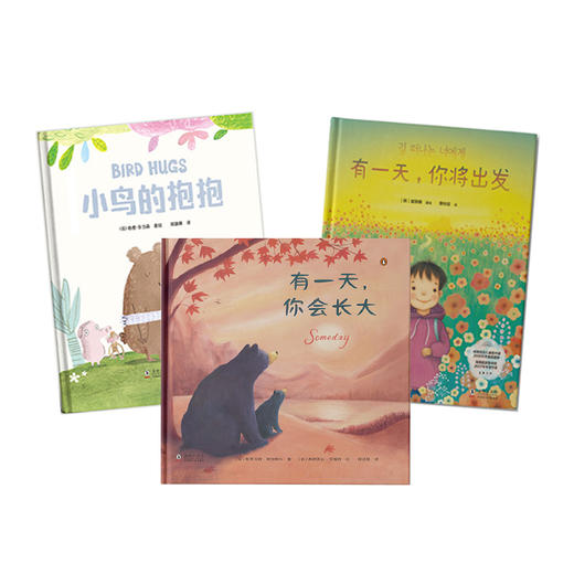 成长绘本三部曲：有YI天，你会长大+有YI天，你将出发+小鸟的抱抱 商品图0
