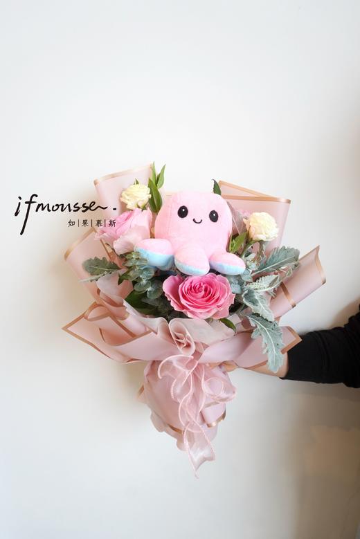 「情人节特别款」玩具章鱼花束 商品图0