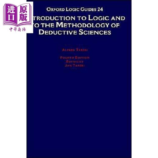 【中商原版】逻辑与演绎科学方法论导论 英文原版 Logic and to the Methodology of the Deductive Sciences Tarski 塔尔斯基 商品图0