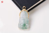 天然翡翠【观音】吊坠  镶嵌：18K金 商品缩略图2