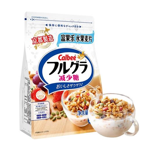 卡乐比水果燕麦片礼盒装 冲泡冲饮早餐即食代餐饱腹食品500克 商品图2