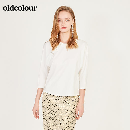 oldcolour2021春季长袖T恤女N12023205 商品图5