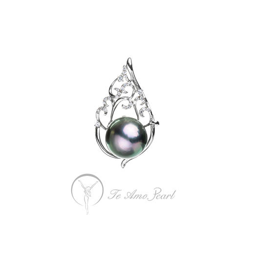 【盛夏】大溪地黑珍珠吊坠 商品图0