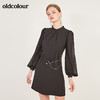 oldcolour春季新款灯笼袖高贵气质设计感长袖连衣裙N11103174 商品缩略图7