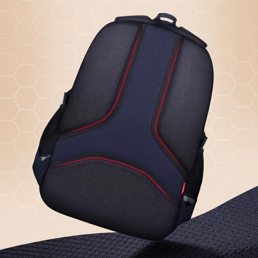 联众书包男小学生多分层大容量双肩包减负护脊儿童书包BA5827 商品图6