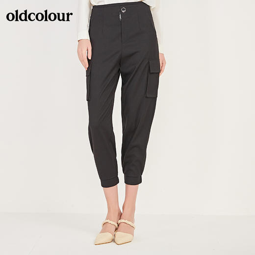 oldcolour春季新款工装口袋设计感休闲裤女N11073141 商品图2