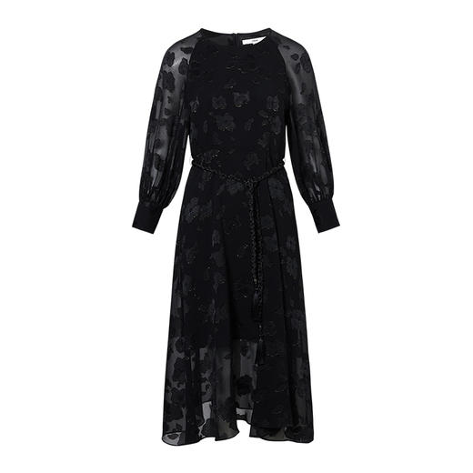 VIMAGE纬漫纪夏季新款优雅雪纺显瘦中长款连衣裙V1507116 商品图6