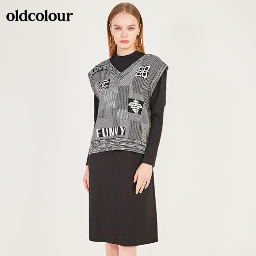 oldcolour春季新款两件套休闲个性气质连衣裙N11106164 商品图2