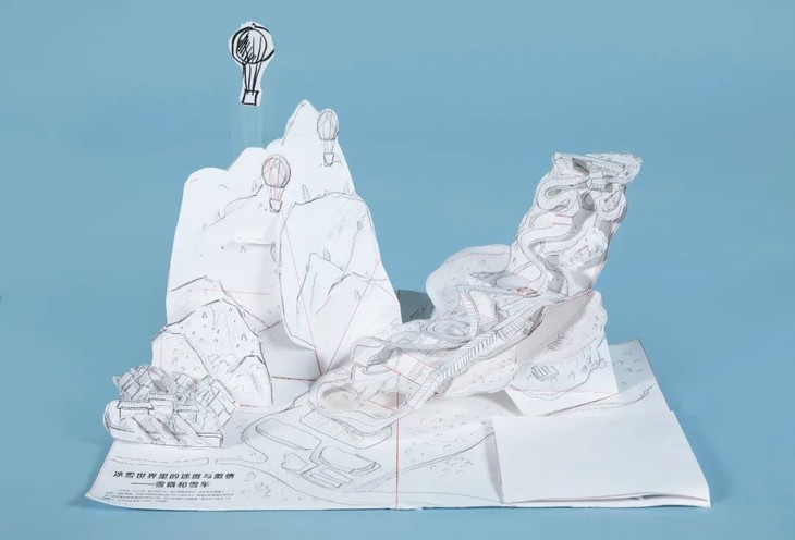 《打开中国冰雪》谷爱凌,武大靖推荐大型立体书 | 如置身运动会现场