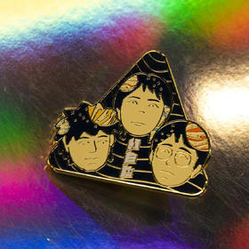 红白色 -珐琅胸针（三人款）