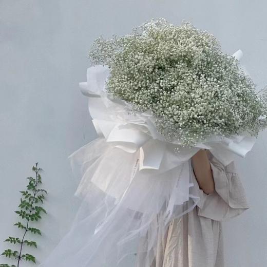 你眼里的星辰  白色满天星花束 商品图2