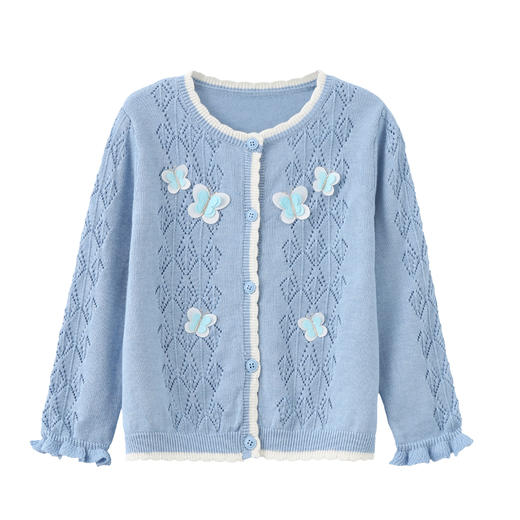 丽婴房-童衣类（春）F2毛衣款A_中粉\艳粉 R_中蓝\湖蓝 商品图1