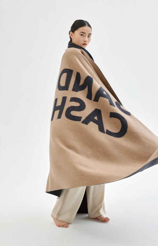 双面提花羊绒毯SJF93P723N 商品图3