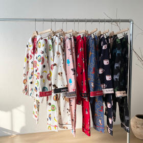 pjs原单磨毛面料家居服套装18920