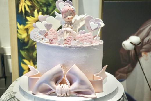 贝拉公主粉色翻糖蝴蝶结 商品图0