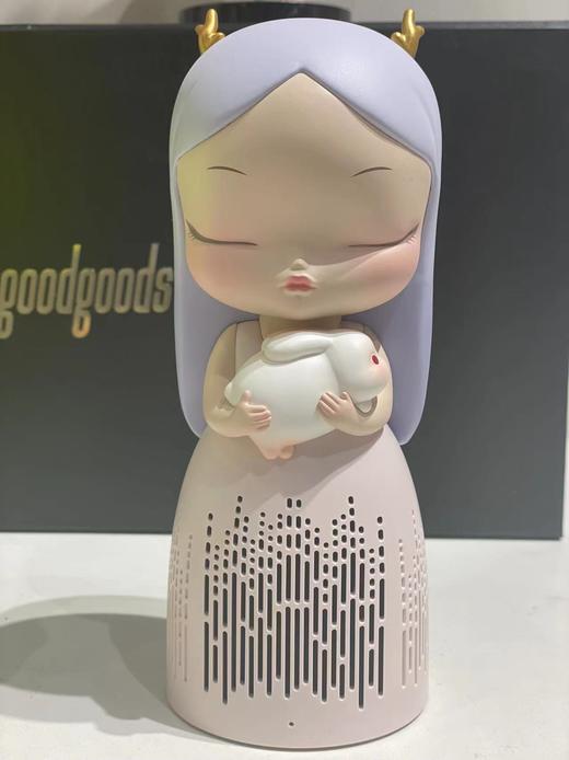 白夜童话-晚安兔蓝牙音箱-粉金款 商品图0