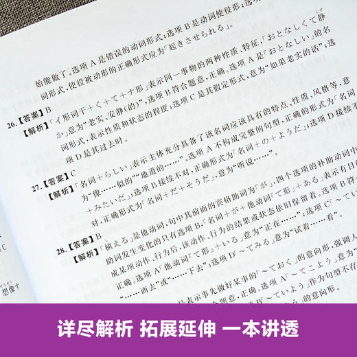 高考日语10年真题与解析 日语高考历年真题全国卷2010-2019年 高中高三高二试卷详细解析与讲解 华东理工 新世界 高中日语 商品图4