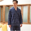 3楼 美标情侣男女款格纹柔软舒适全棉家居服89140/89141 商品缩略图5