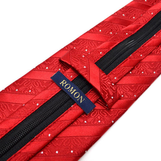 【盒装免打结拉链领带】罗蒙领带男正装商务休闲上班结婚懒人领带 商品图4