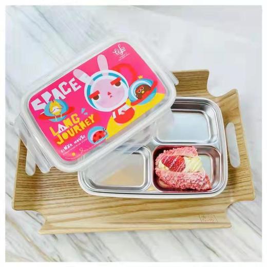 TISOU Einar House双层可拆分四分格便当餐盒 商品图0