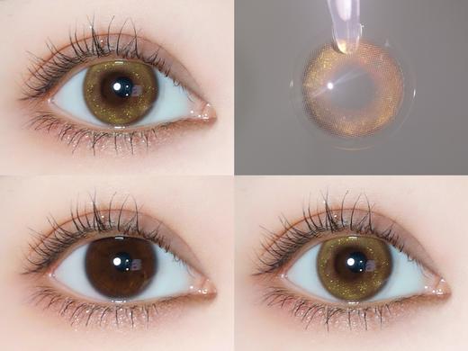 金粉款丨溏心蛋·Puff Girl丨14.2mm（年抛/2片装) 商品图4