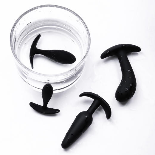 后庭肛塞新手小号外出佩戴硅胶材质 商品图4