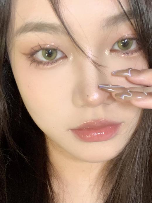 金粉款丨小鳄鱼·Puff Girl丨14.2mm（年抛/2片装) 商品图0