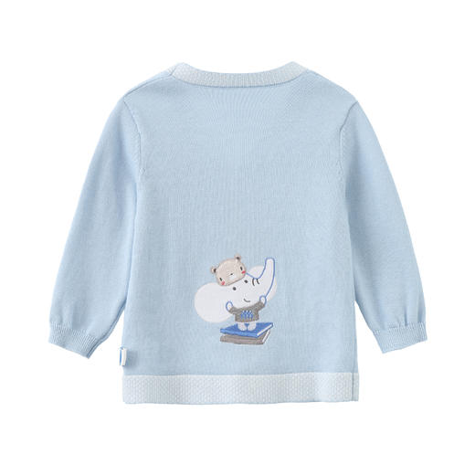 丽婴房-童衣类（春）F2毛衣款6_浅蓝 商品图1