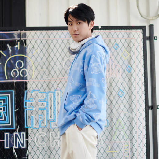 【春装上新】PAII x TREGENE 联名小熊paii印花春季新款卫衣 商品图1