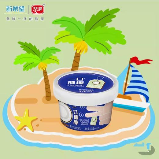 新希望琴牌一口椰椰风味发酵乳135g 商品图2