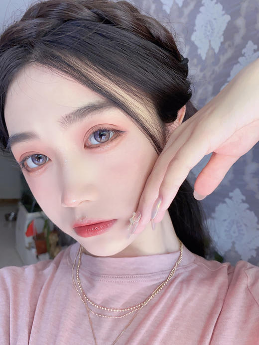 金粉渐变款丨仲夏夜·Puff Girl丨14.2mm（年抛/2片装) 商品图1