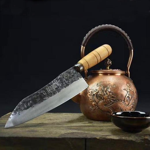 龙泉宝剑 手工锻造家用斩切多用套装 商品图3