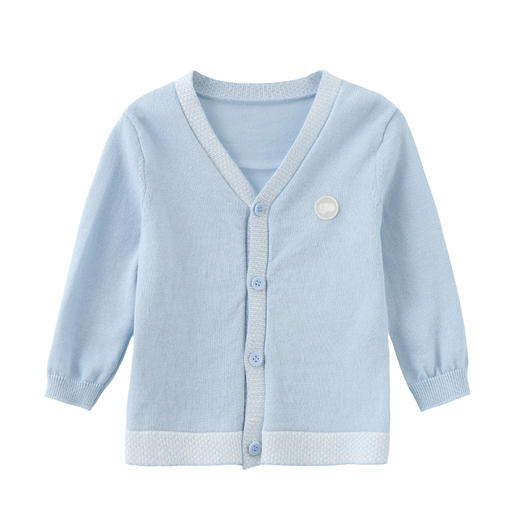 丽婴房-童衣类（春）F2毛衣款6_浅蓝 商品图0