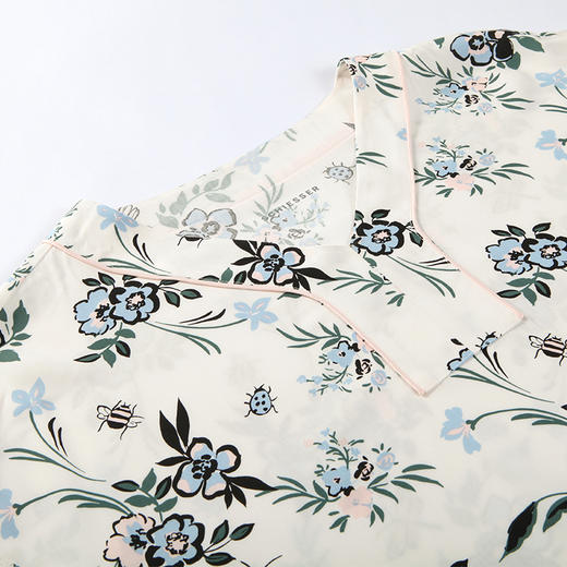 舒雅家居服女士套装新款碎花大码薄款睡衣31/19506H 商品图2