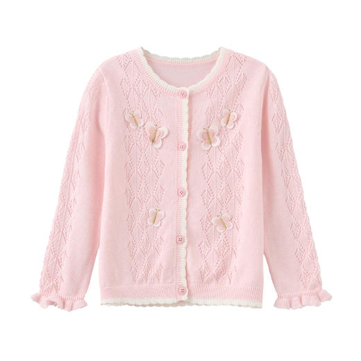 丽婴房-童衣类（春）F2毛衣款A_中粉\艳粉 R_中蓝\湖蓝 商品图0