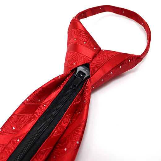 【盒装免打结拉链领带】罗蒙领带男正装商务休闲上班结婚懒人领带 商品图3