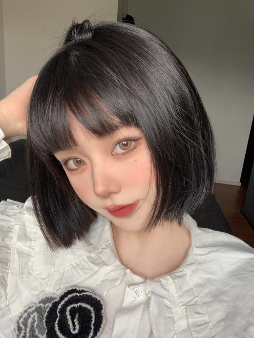 轻混血款丨白金浅驼·Puff Girl丨14.2mm（年抛/2片装) 商品图5