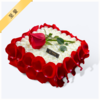 【致爱】-红玫瑰生日蛋糕（6-8寸） 商品缩略图0