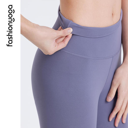 凡圣瑜伽运动裤女夏季薄弹力紧身高腰收腹提臀基础八分裤FC11786 商品图4