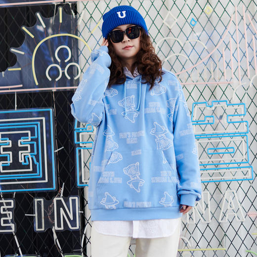 【春装上新】PAII x TREGENE 联名小熊paii印花春季新款卫衣 商品图2