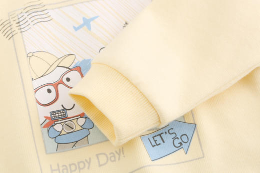 丽婴房-童衣类（春）F2上衣0_白色\米白/黄色 商品图3