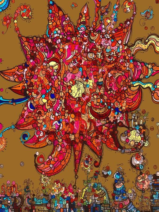 彩色太阳 商品图0