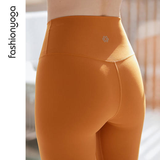 凡圣瑜伽运动裤女夏季薄弹力紧身高腰收腹提臀基础八分裤FC11786 商品图1