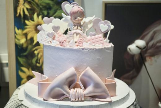 贝拉公主粉色翻糖蝴蝶结 商品图1