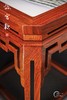 红桥红  家具严选  缅甸花梨（大果紫檀）【云石面 仿故宫文竹方凳】 商品缩略图5