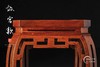 红桥红  家具严选  缅甸花梨（大果紫檀）【云石面 仿故宫文竹方凳】 商品缩略图2