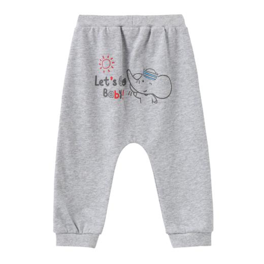 丽婴房-童衣类（春）F2长裤X_中灰 商品图1