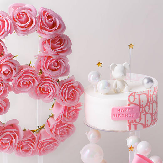 怦然心动-浪漫的蝴蝶结与花束-多规格 商品图1