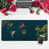 鼠标垫超大号国潮中国风电脑桌垫创意加厚锁边文艺办公桌垫键盘垫 商品缩略图6