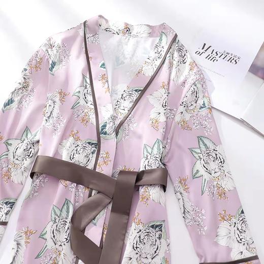安莉芳薄款印花女士家居睡袍EL00361 商品图1